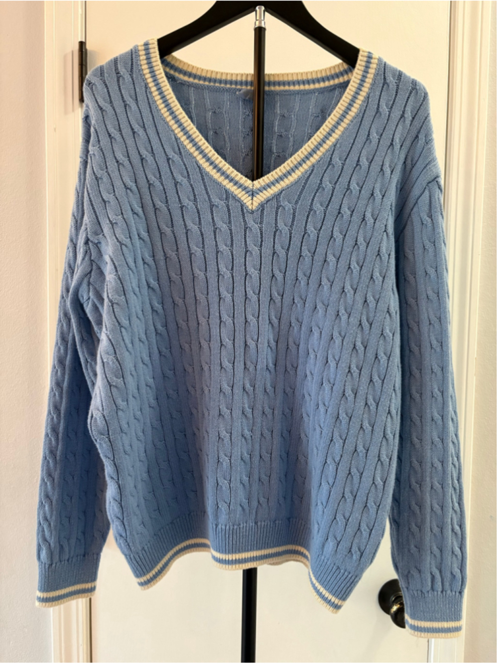 Brandy Melville John Galt Morgan Sweater Blue One Size